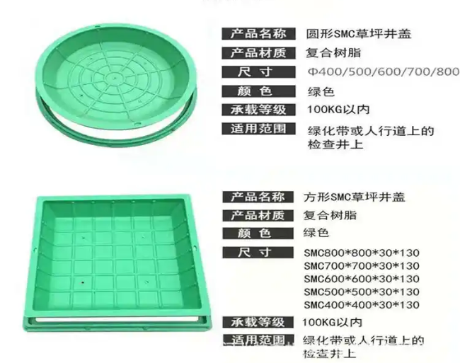 阿克苏树脂复合种植井盖展示